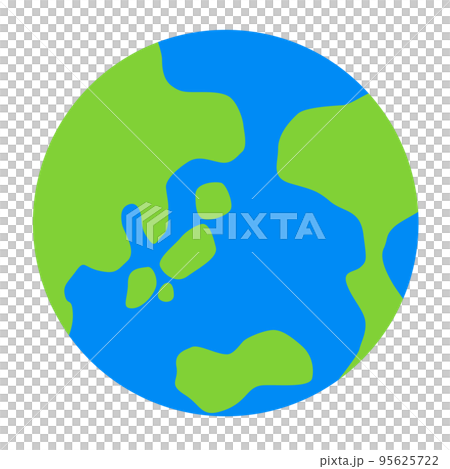 簡略化した地球 95625722