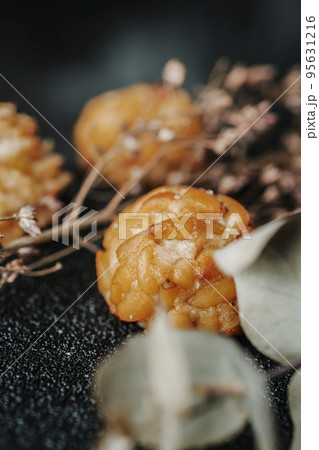 some catalan panellets, eaten on All Saints Day 95631216