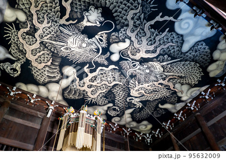 京都府　建仁寺の双龍図 95632009