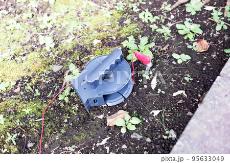 キュービクル式高圧受変電設備の年次点検　アース線リール 95633049