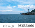 熱海の海と灯台 95633060