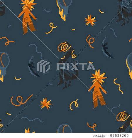 Magical cosmic illustration clipart seamless pattern with moon,star and cute alien characters.Cosmic abstract background.Cartoon style.Hand drawn contemporary art.Cosmos alien cute pattern background. Magical cosmic illustration clipart seamless pattern with moon,star and cute alien characters.Cosmic abstract background.Cartoon style.Hand drawn contemporary art.Cosmos alien cute pattern background. 95633266