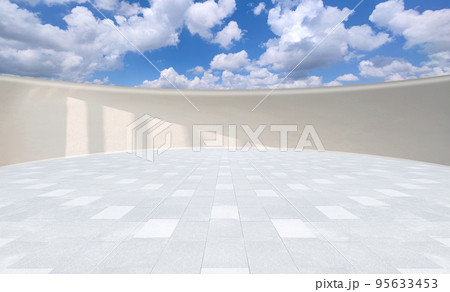 壁面 壁 広場 95633453