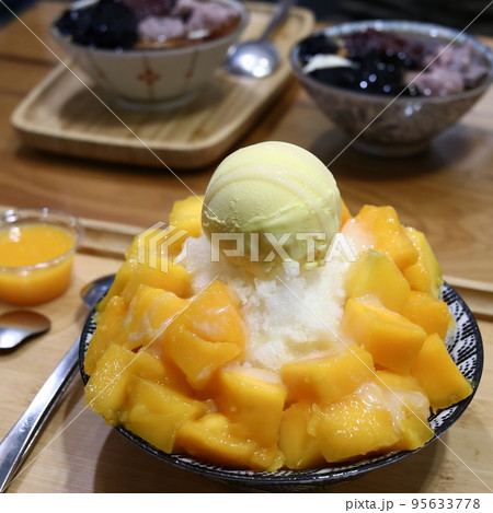マンゴーかき氷 マンゴーアイス マンゴー 95633778