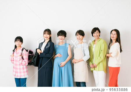 女性のライフステージ 女性のライフステージ 95633886