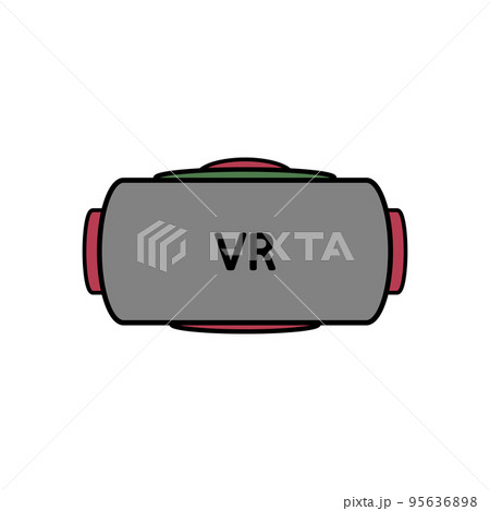 VR helmet icon. 95636898