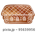 Imuirny gingerbread in the form of a fairy-tale hut. 95639956