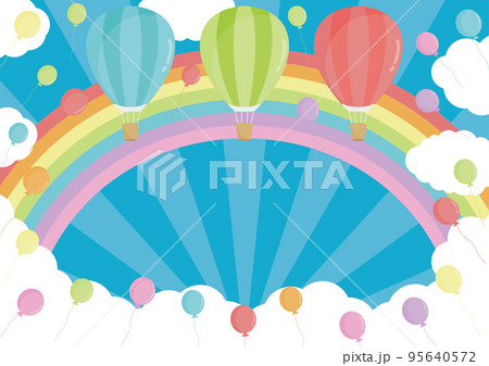 風船 バルーン 背景 フレーム 95640572