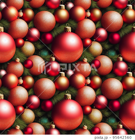 Christmas seamless pattern design. New year package paper 95642560