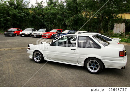 芋煮会に集まったAE86(ハチロク) 95643737