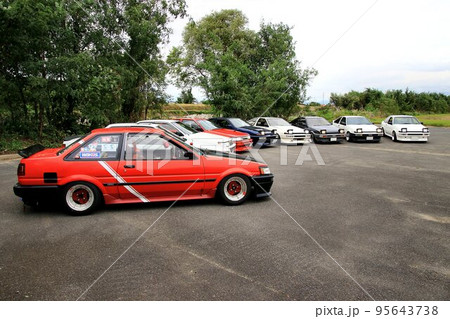 芋煮会に集まったAE86(ハチロク) 95643738