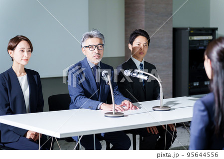 面接を受けるビジネスウーマン 95644556