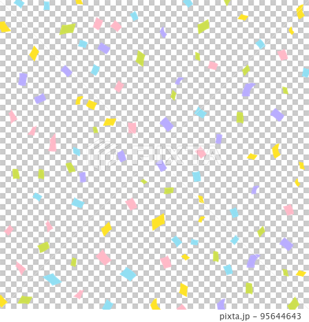Confetti pastel color background material 95644643