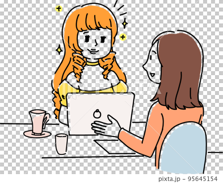 会社で働く会社員。お客様と打ち合わせをする社畜譲 95645154