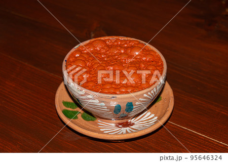 Traditional Pinole drink of Oaxaca, Mexico 95646324