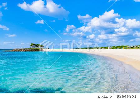 沖縄の青い海 ~ダイヤモンドビーチ~ 沖縄の青い海 ~ダイヤモンドビーチ~ 95646801