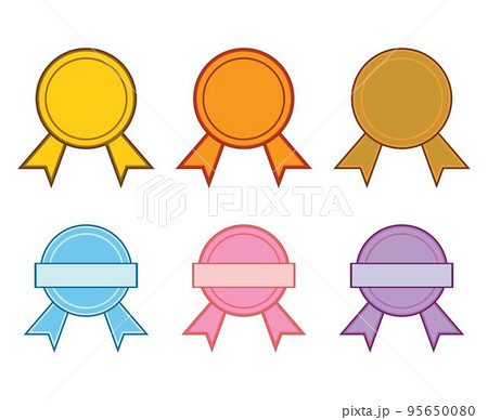 Collection of Colorful Labels Vector  95650080