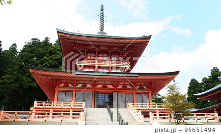 世界文化遺産 比叡山 延暦寺 東塔 95651494