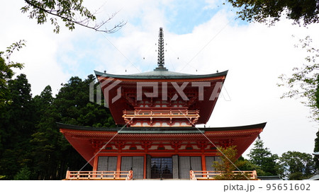 世界文化遺産 比叡山 延暦寺 東塔 世界文化遺産 比叡山 延暦寺 東塔 95651602