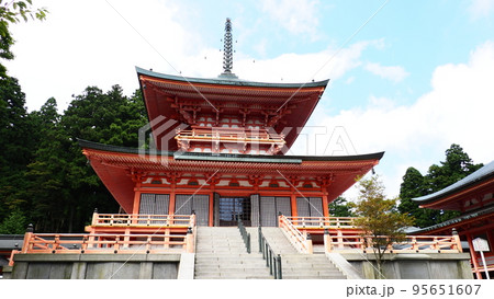 世界文化遺産 比叡山 延暦寺 東塔 95651607