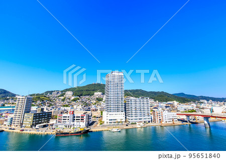 長崎県庁展望室からの眺め　【長崎市】 95651840