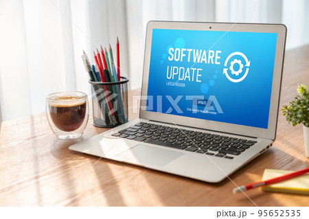 Software update on computer for modish version of device software 95652535