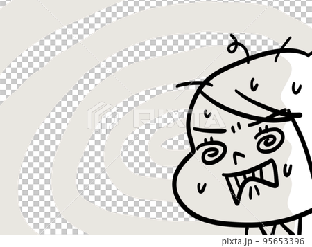 勉強内容が理解できなくてパニックになる女子学生 95653396