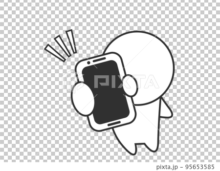 スマホ　人間 95653585
