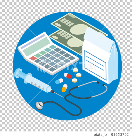 医療費イメージイラスト 95653792