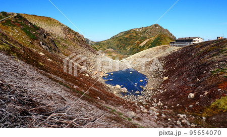 富山県 立山連峰 室堂 地獄谷 りんどう池 富山県 立山連峰 室堂 地獄谷 りんどう池 95654070