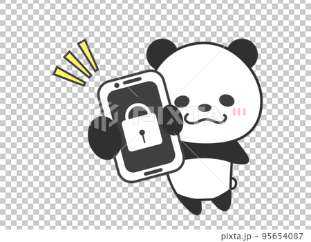 智能手機鎖熊貓 智能手機鎖熊貓 95654087