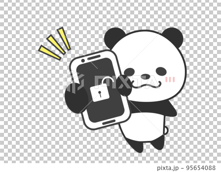 智能手機解鎖熊貓 智能手機解鎖熊貓 95654088