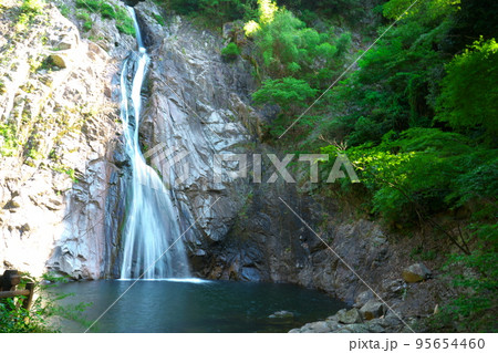 【日本の滝百選】夏の布引の滝 雄滝2 兵庫県神戸市中央区 【日本の滝百選】夏の布引の滝 雄滝2 兵庫県神戸市中央区 95654460