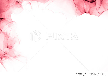 Marble ink abstract art from exquisite original painting for abstract background 95654940