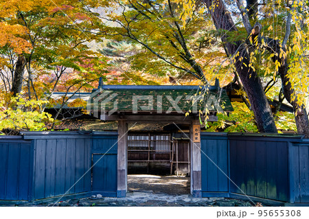 秋田県仙北市 紅葉の角館武家屋敷通り ~岩橋家~ 秋田県仙北市 紅葉の角館武家屋敷通り ~岩橋家~ 95655308