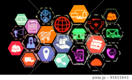 Omni channel technology of online retail business approach 95655643