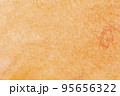 Orange abstract watercolor paper background. 95656322