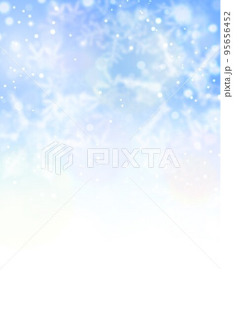 雪の結晶イラスト背景 95656452