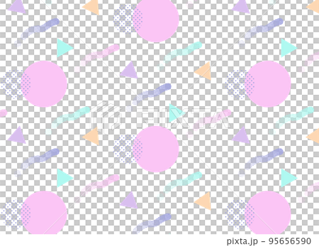 Geometric pop memphis seamless pattern 95656590