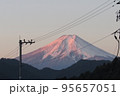 富士山の朝焼け 95657051