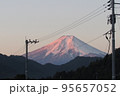 富士山の朝焼け 95657052