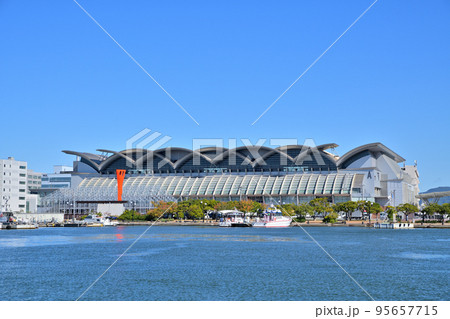 福岡市の風景 マリンメッセ福岡A館 福岡市の風景 マリンメッセ福岡A館 95657715