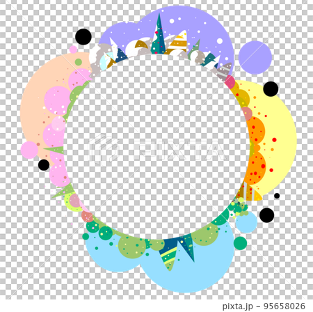 四季をイメージするタイトルバックの背景イラスト03 95658026