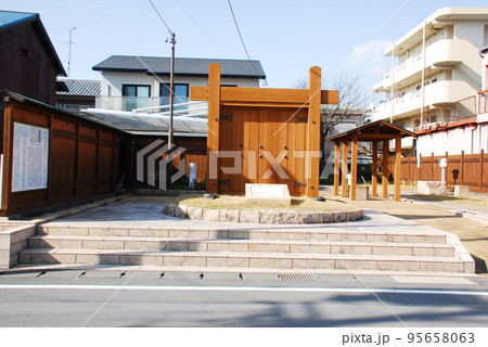 袋井宿東本陣の一部を再現(静岡県袋井市) 95658063