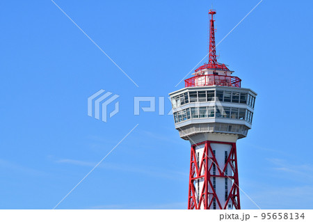 福岡市の風景　博多ポートタワー 95658134