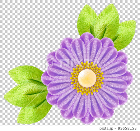 Tsumami-zaiku 製作的花卉裝飾圖形 Tsumami-zaiku 製作的花卉裝飾圖形 95658158