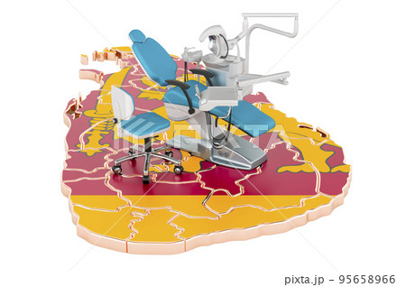 Dentistry in Sri Lanka concept, 3D rendering 95658966