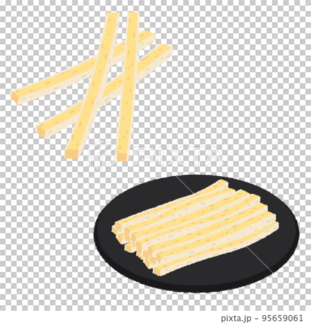 Cod cheese illustration Cod cheese illustration 95659061