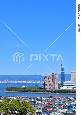 福岡市の風景　福岡タワー　 95659066