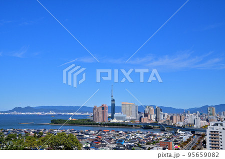 福岡市の風景 福岡タワー 福岡市の風景 福岡タワー 95659082